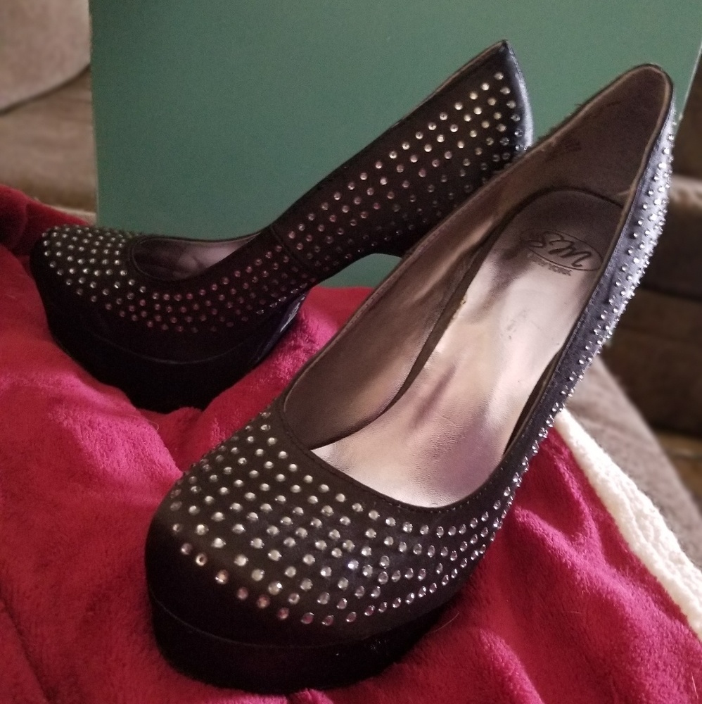 Rhinestone heels